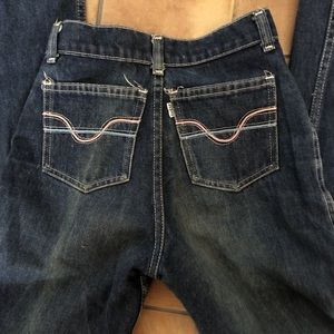 Vintage white tab Levi’s jeans girls kids 14 22/23